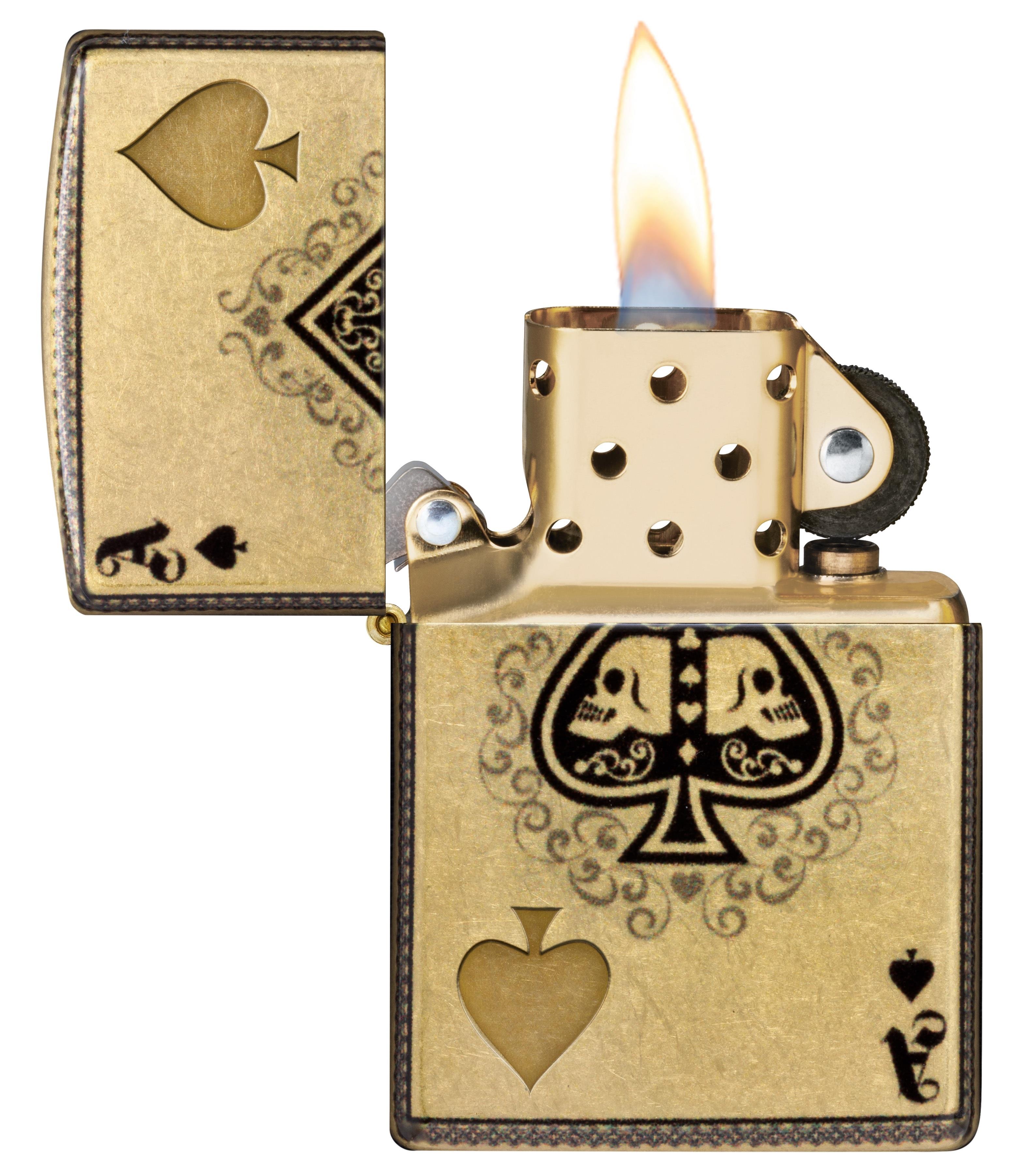 Zippo Çakmak 48458 Ace Of Spades Design 46388-119795