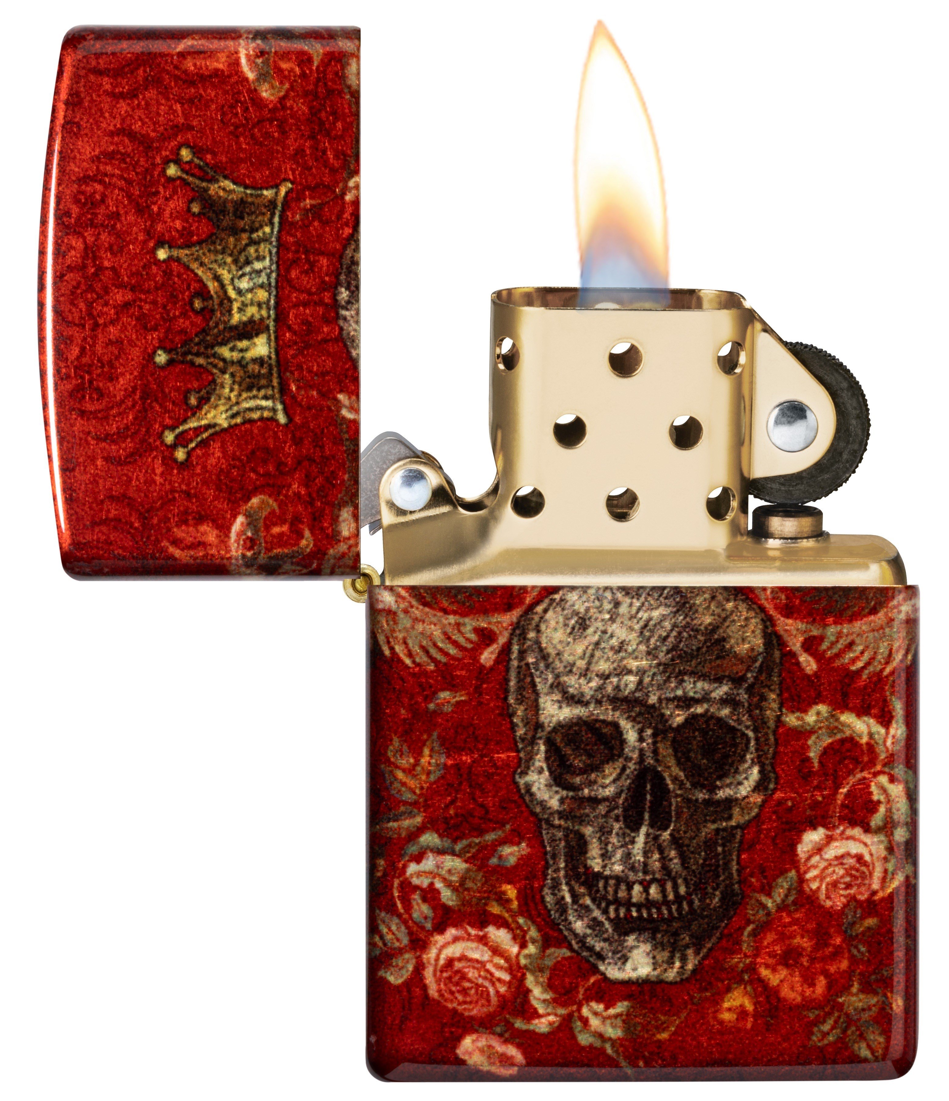 Zippo Çakmak 48458 King Skull Design 47132-128738