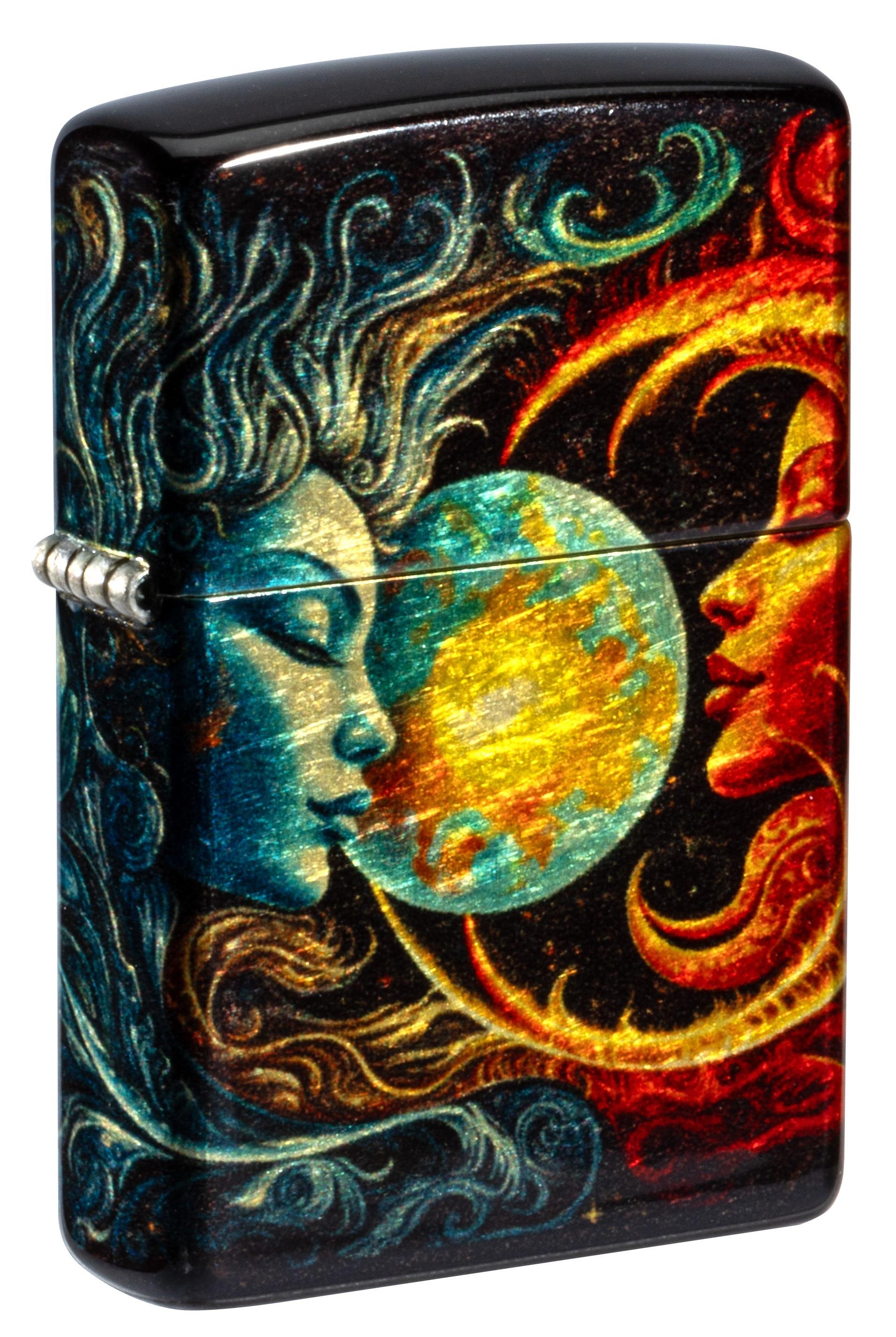 Zippo Çakmak 48458 Spiritual Sun And Moon Design 46563-119960