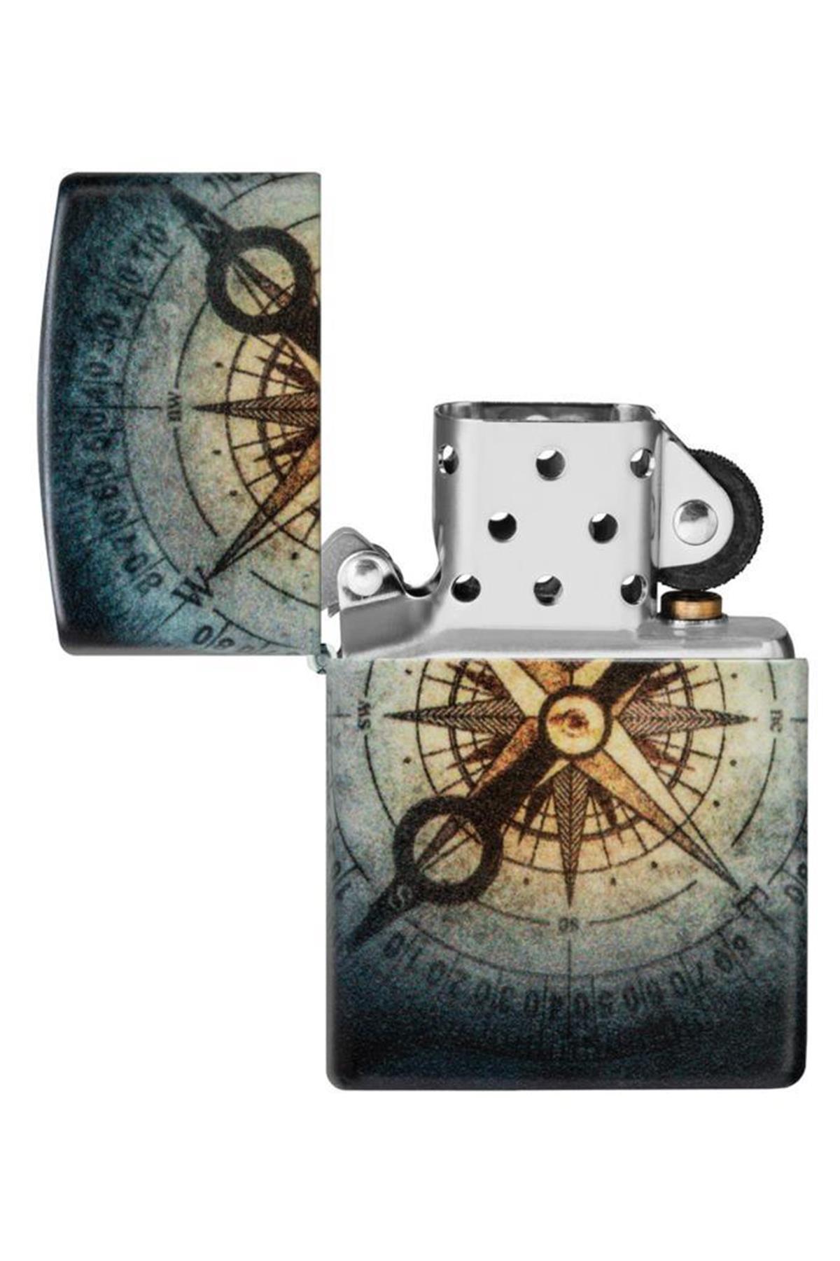 Zippo Çakmak 48562-103344 49193 Compass Ghost Design