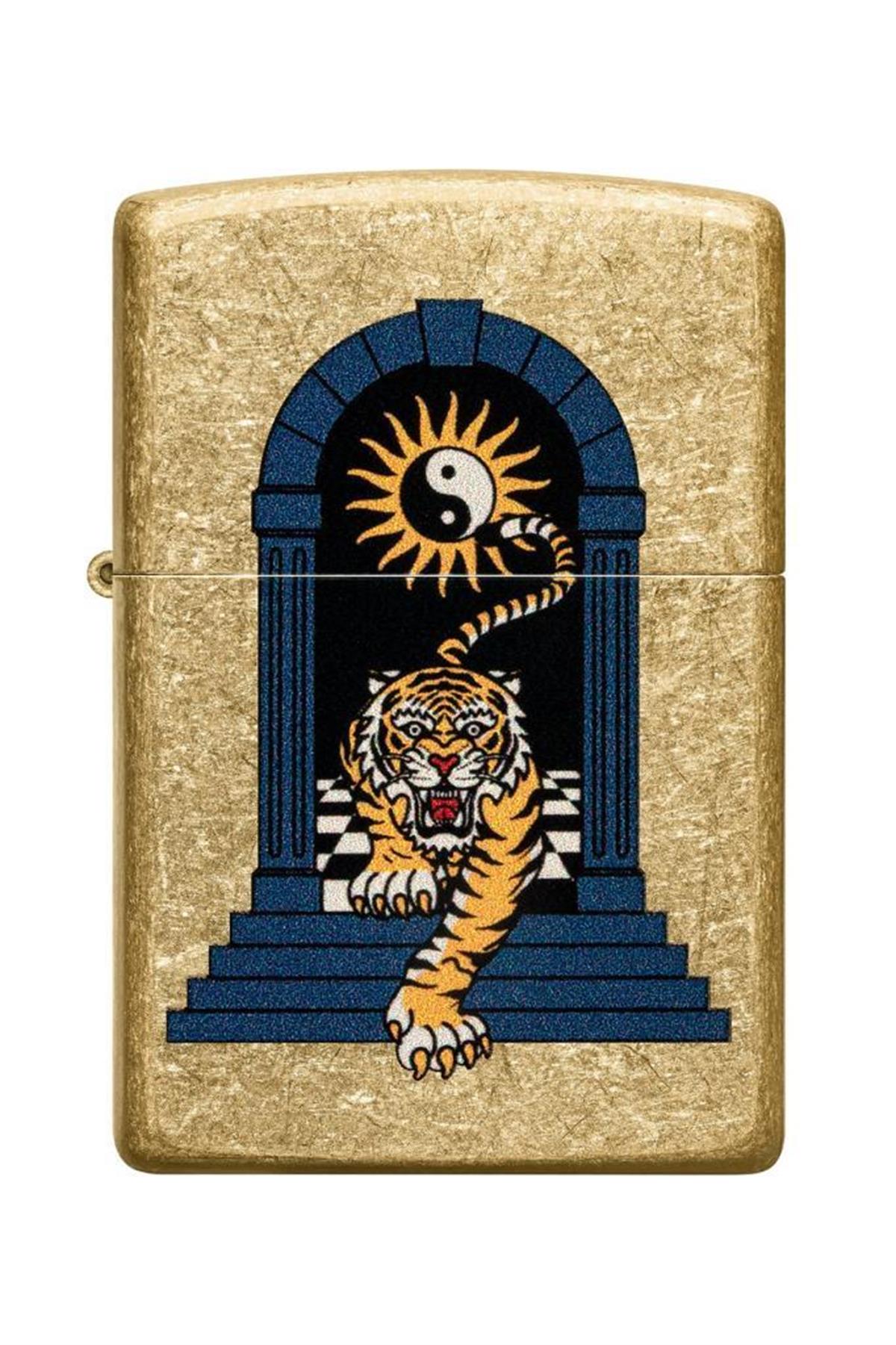 Zippo Çakmak 48613-103656 49477 Tiger Tattoo Design