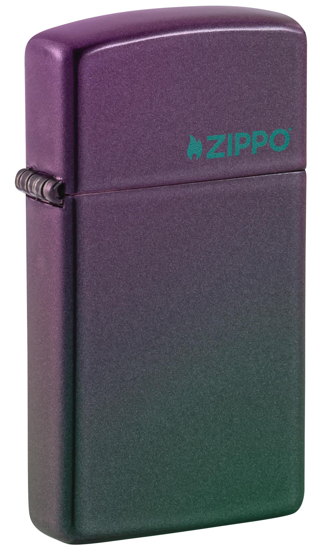 Zippo Çakmak 49267 Slim Iridescent Zippo Logo 49267ZL-087051