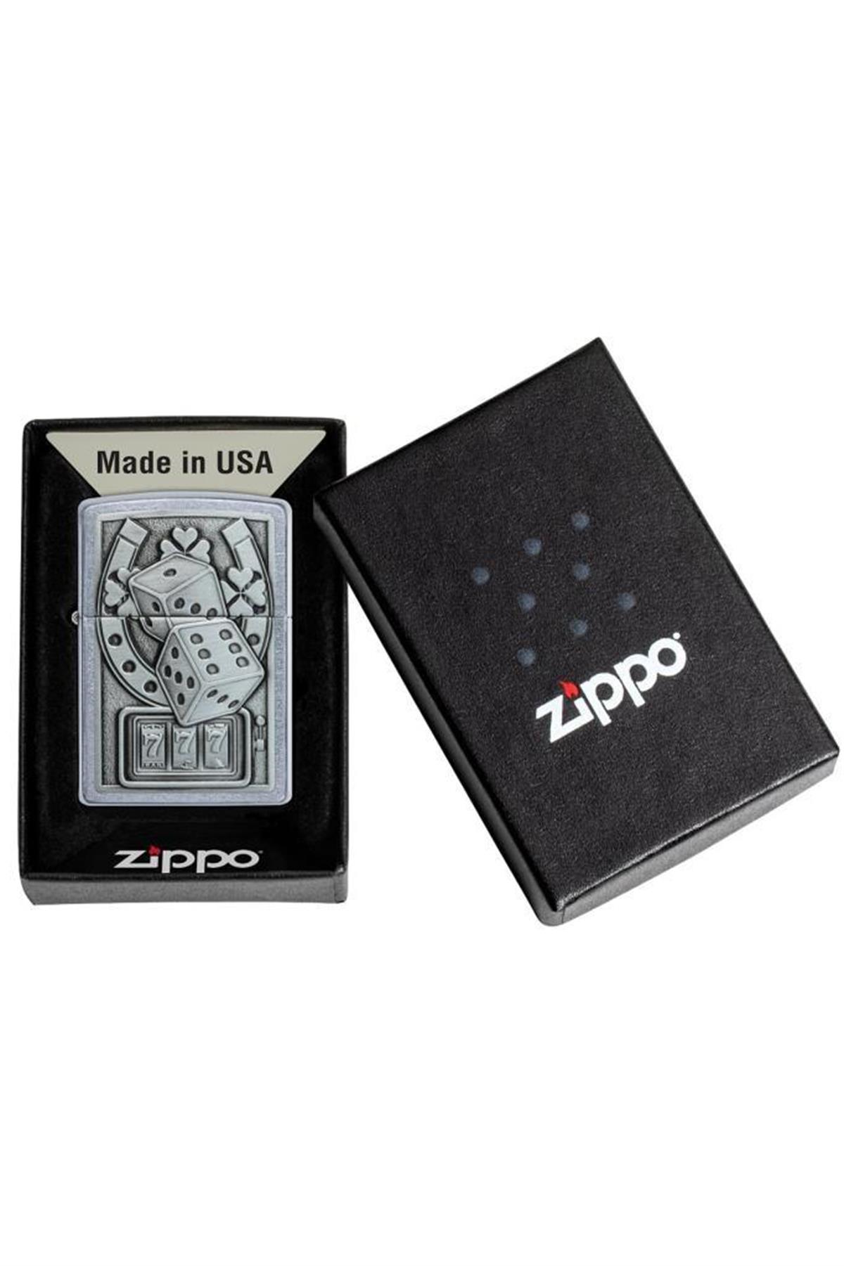 Zippo Çakmak 49294-083353 207 Lucky Seven Emblem