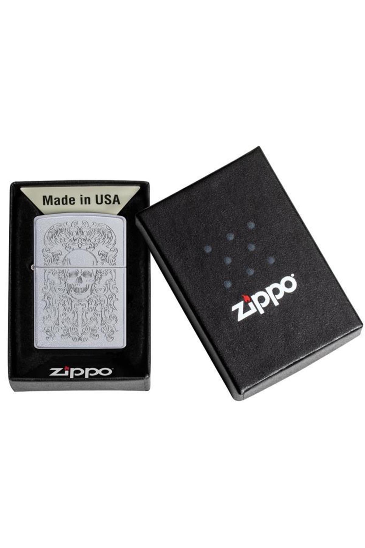 Zippo Çakmak 49571-088029 205 21Pfspr Skull Design