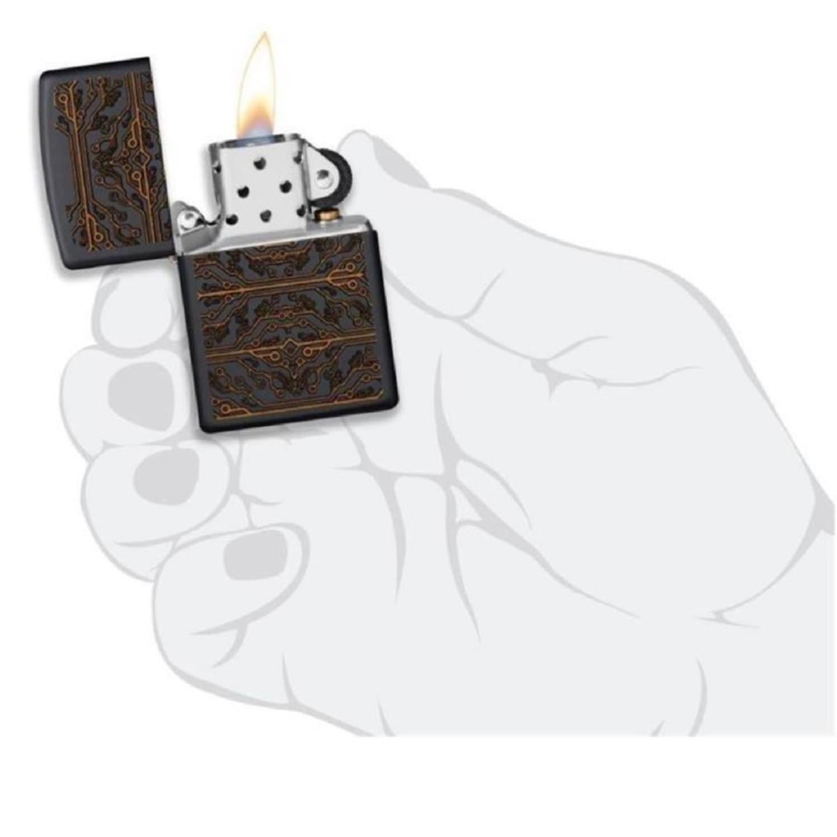 Zippo Çakmak 49572 21Pfspr Circuit Pattern 49572-088030