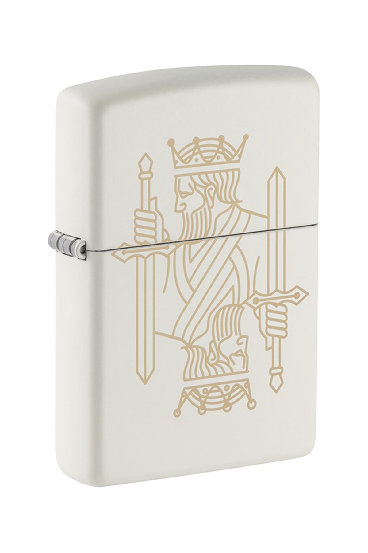 Zippo Çakmak 49847-093940 White Matte 214 King Queen Design