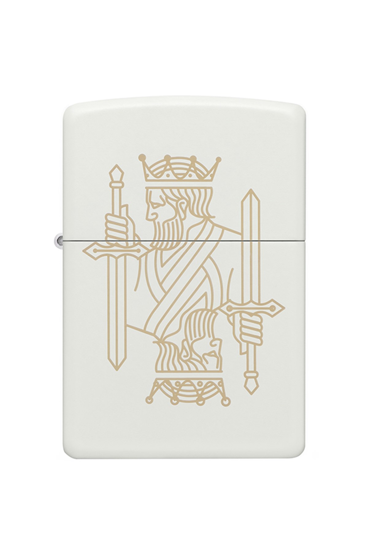 Zippo Çakmak 49847-093940 White Matte 214 King Queen Design