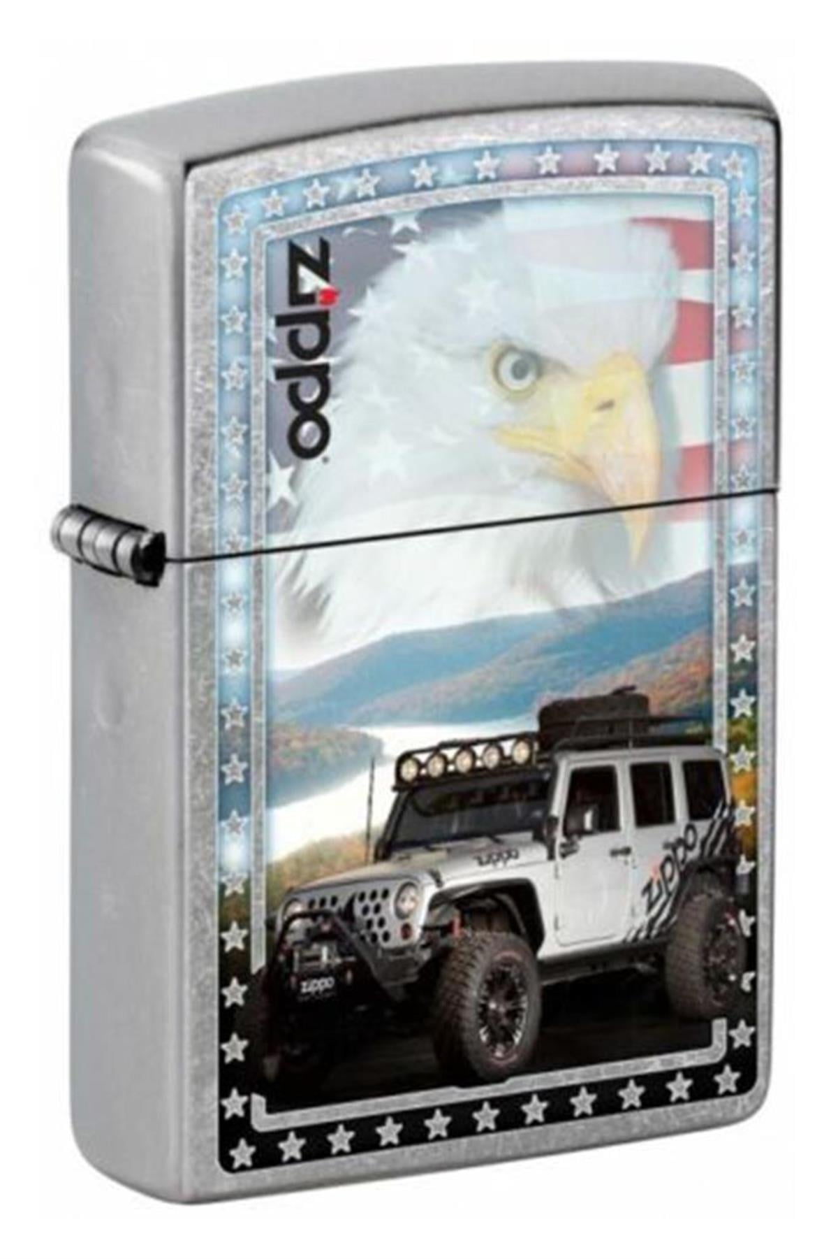 TR5540,Zippo Çakmak Americana Jeep