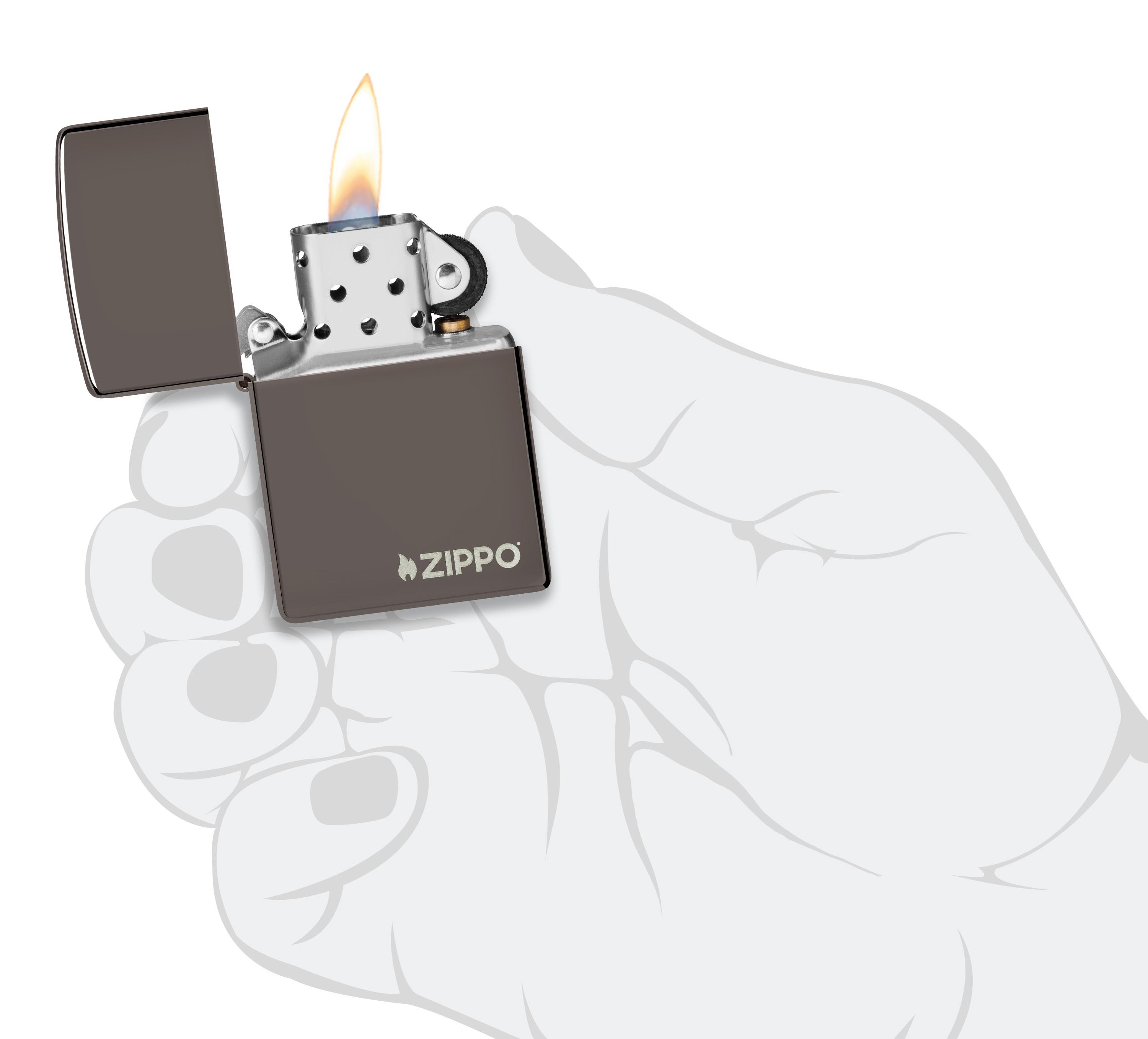 Zippo Çakmak Black Ice W/Z-Logo 150ZL