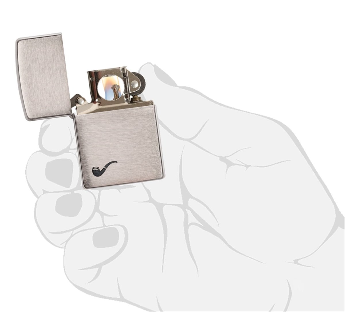 Zippo Çakmak Br Fin Pipe 200Pl