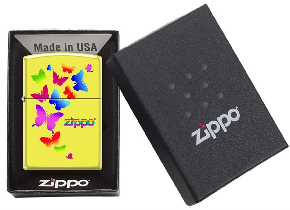Zippo Çakmak Colorful Butterflies Design 28887-067292