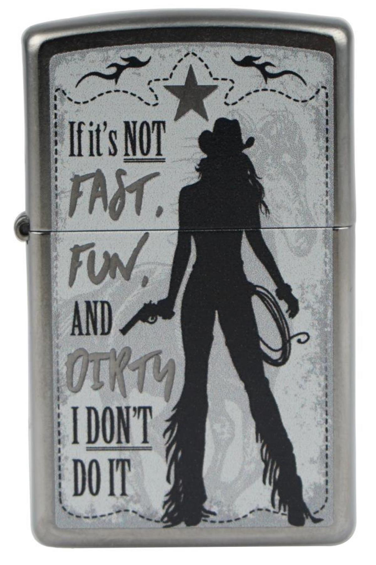TR5705,Zippo Çakmak Cowgirl Design