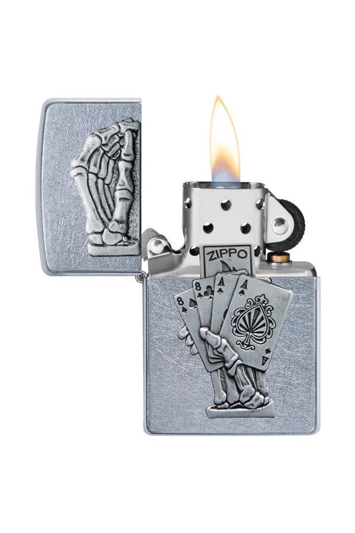 Zippo Çakmak Dead Mans Hand Emblem 49536-089074