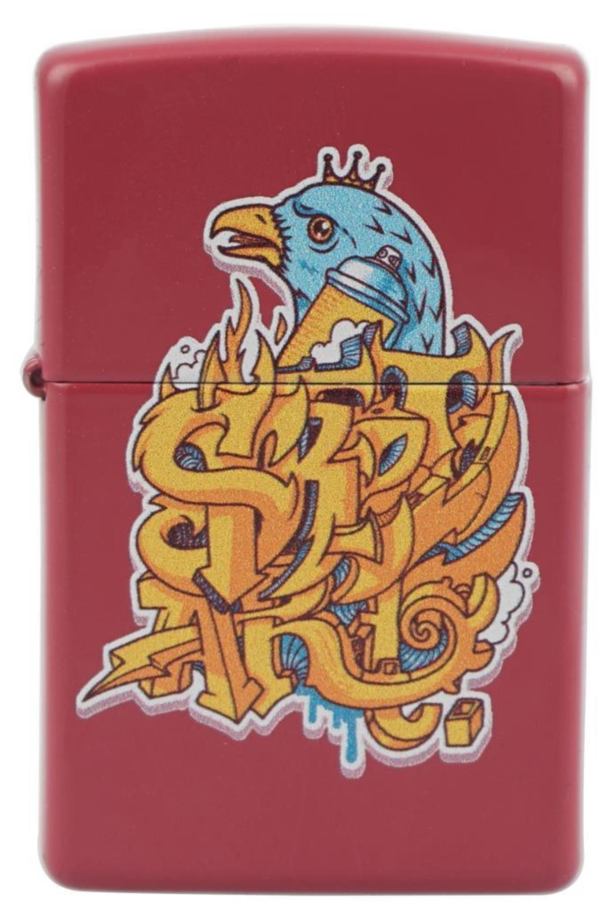 TR5721,Zippo Çakmak Eagle Graffiti
