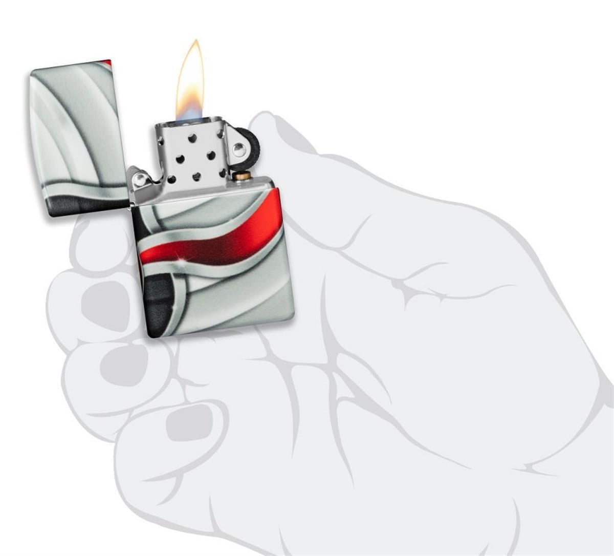 Zippo Çakmak Flame Design 49357-083575