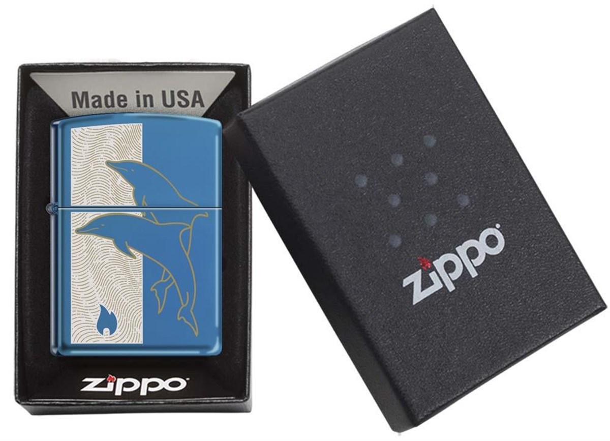 Zippo Çakmak Jumping Dolphins Design 20446-062982