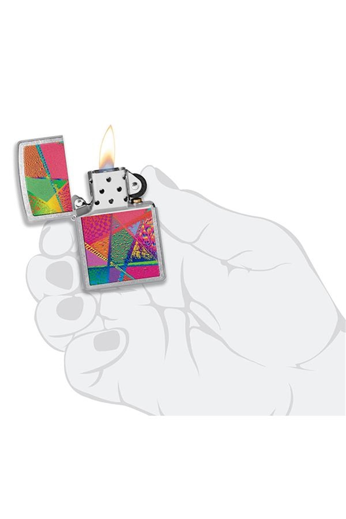 Zippo Çakmak Retro Pattern Design 48488-100053