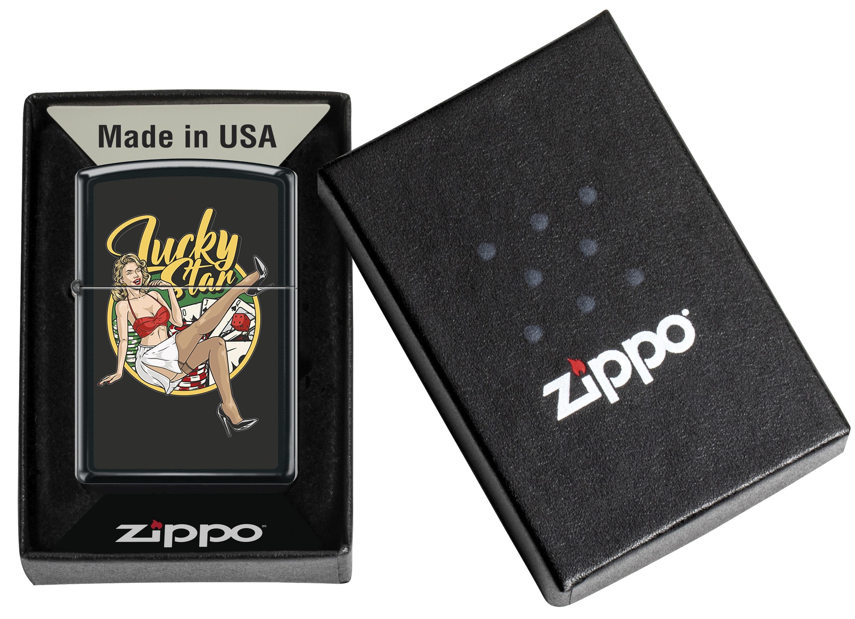 Zippo Çakmak Lucky Star Design 218-123792