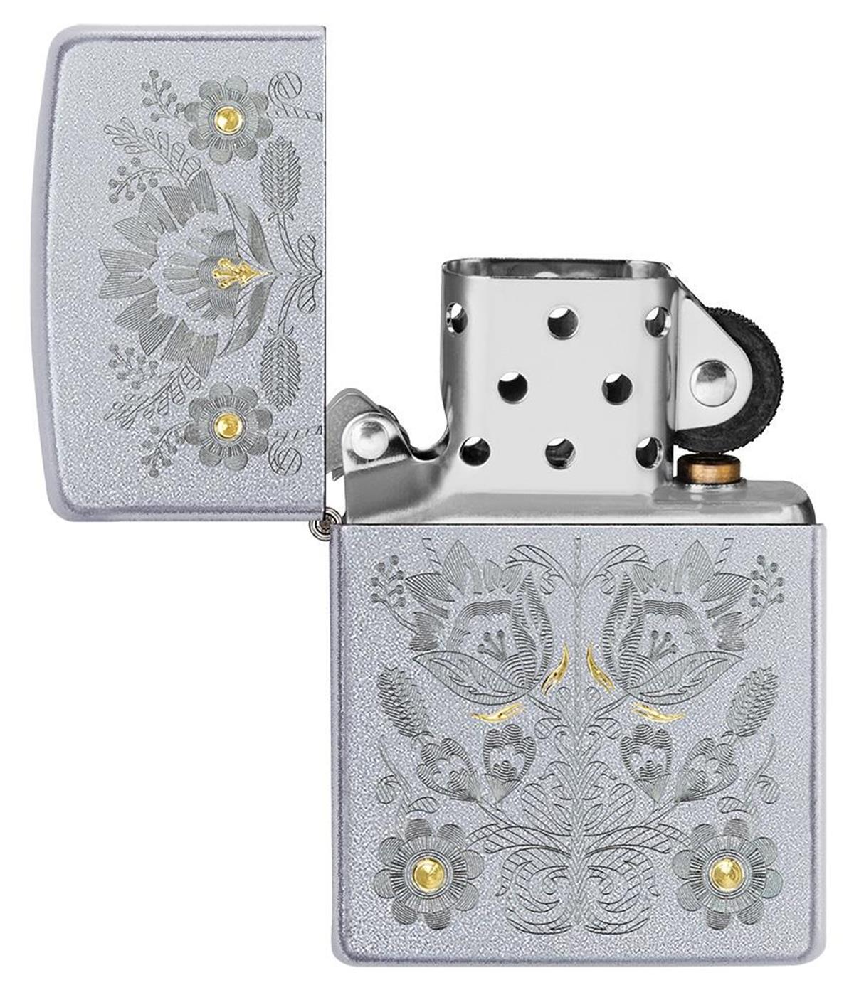 Zippo Çakmak Painted Floral 205 205-087693