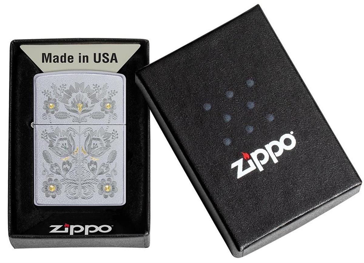 Zippo Çakmak Painted Floral 205 205-087693