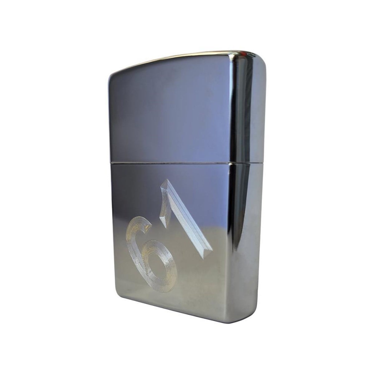 TR3965,Zippo Çakmak Parlak Krom Classic Design Trabzon 61 Baskılı