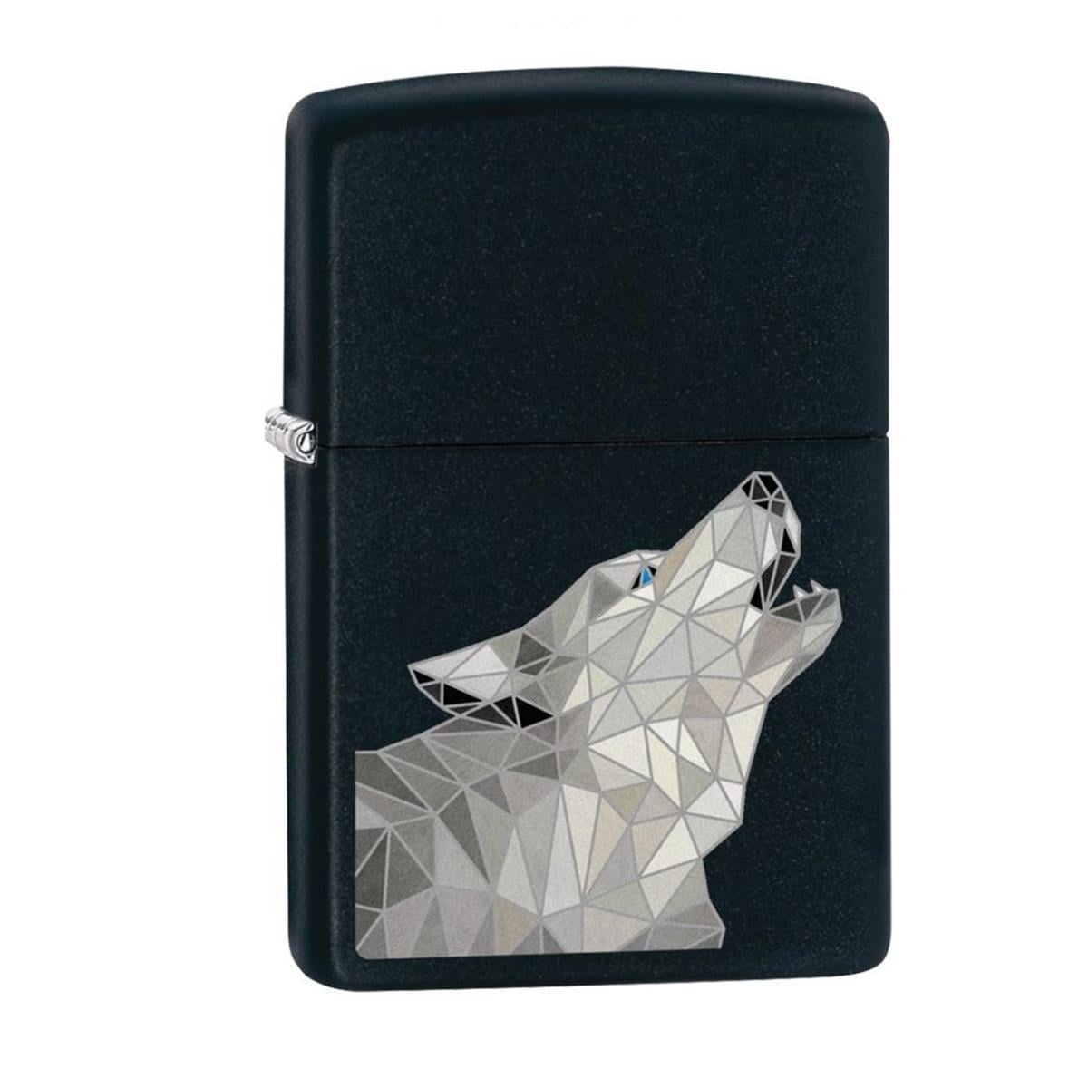 Zippo Çakmak Polygonal Wolf Design 218-080488