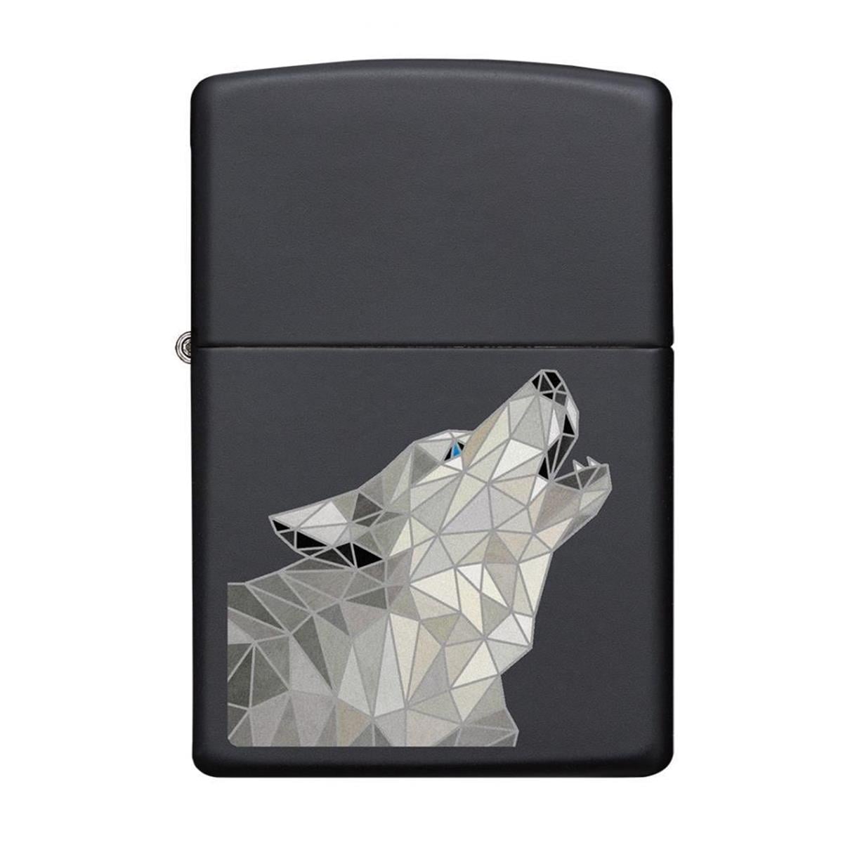 Zippo Çakmak Polygonal Wolf Design 218-080488