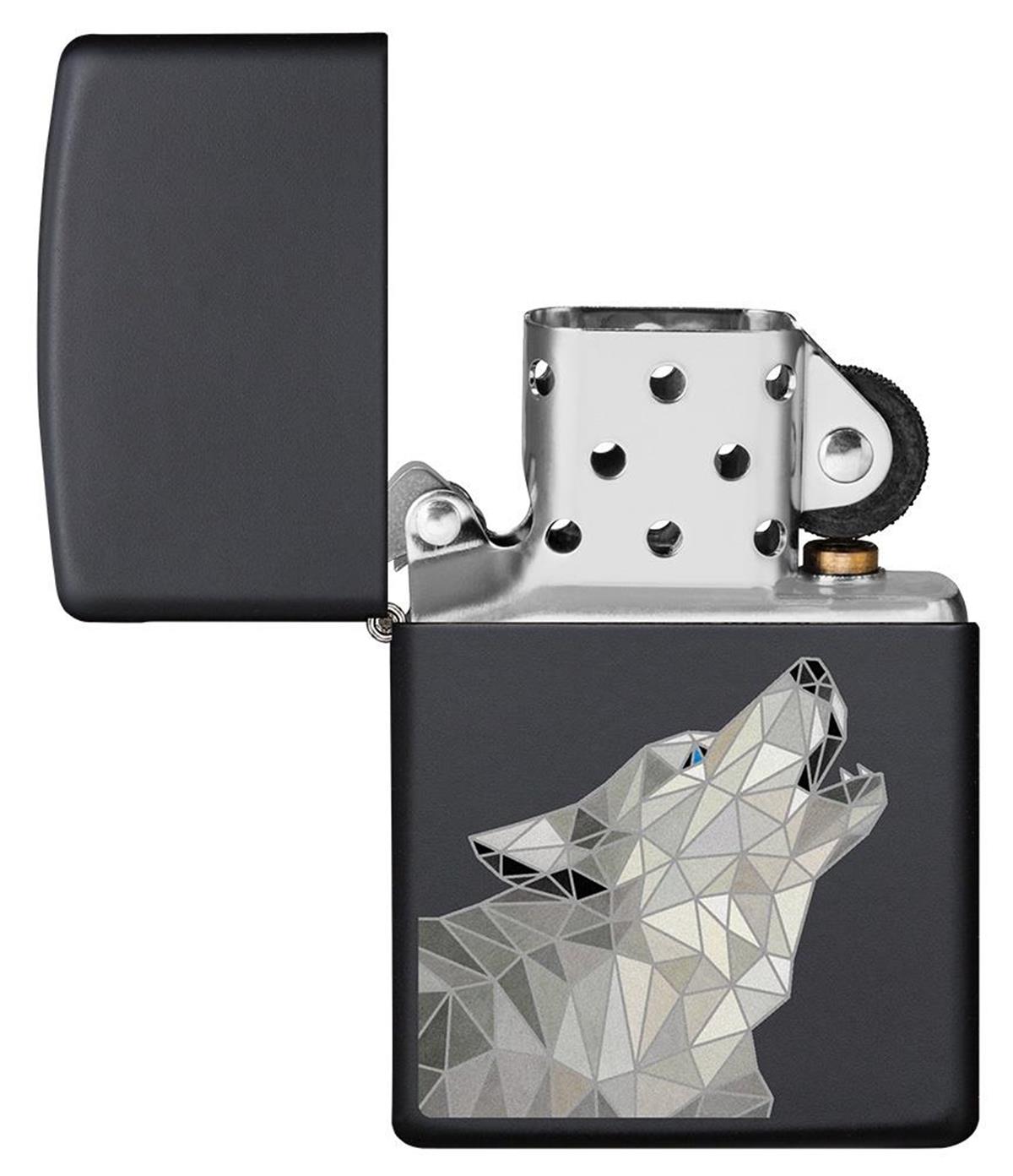 Zippo Çakmak Polygonal Wolf Design 218-080488