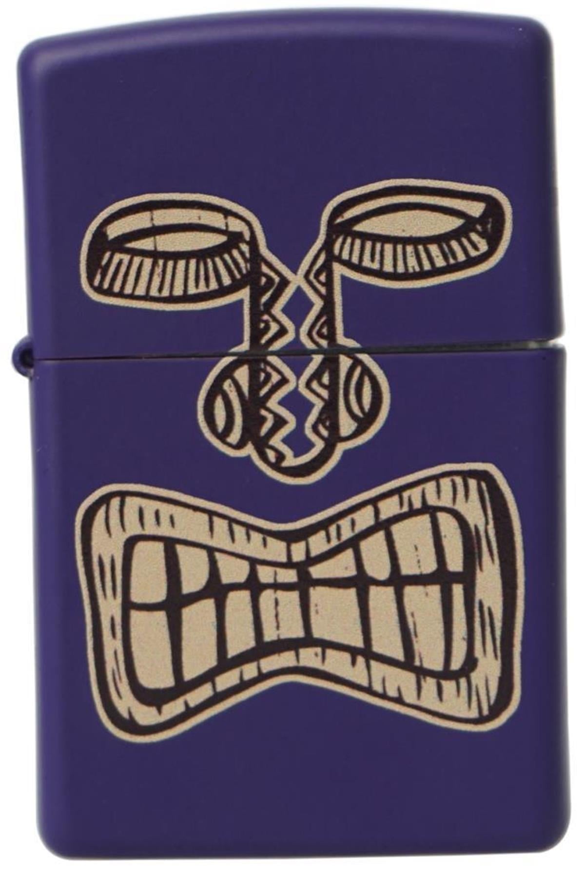 TR5724,Zippo Çakmak Purple Totem Face