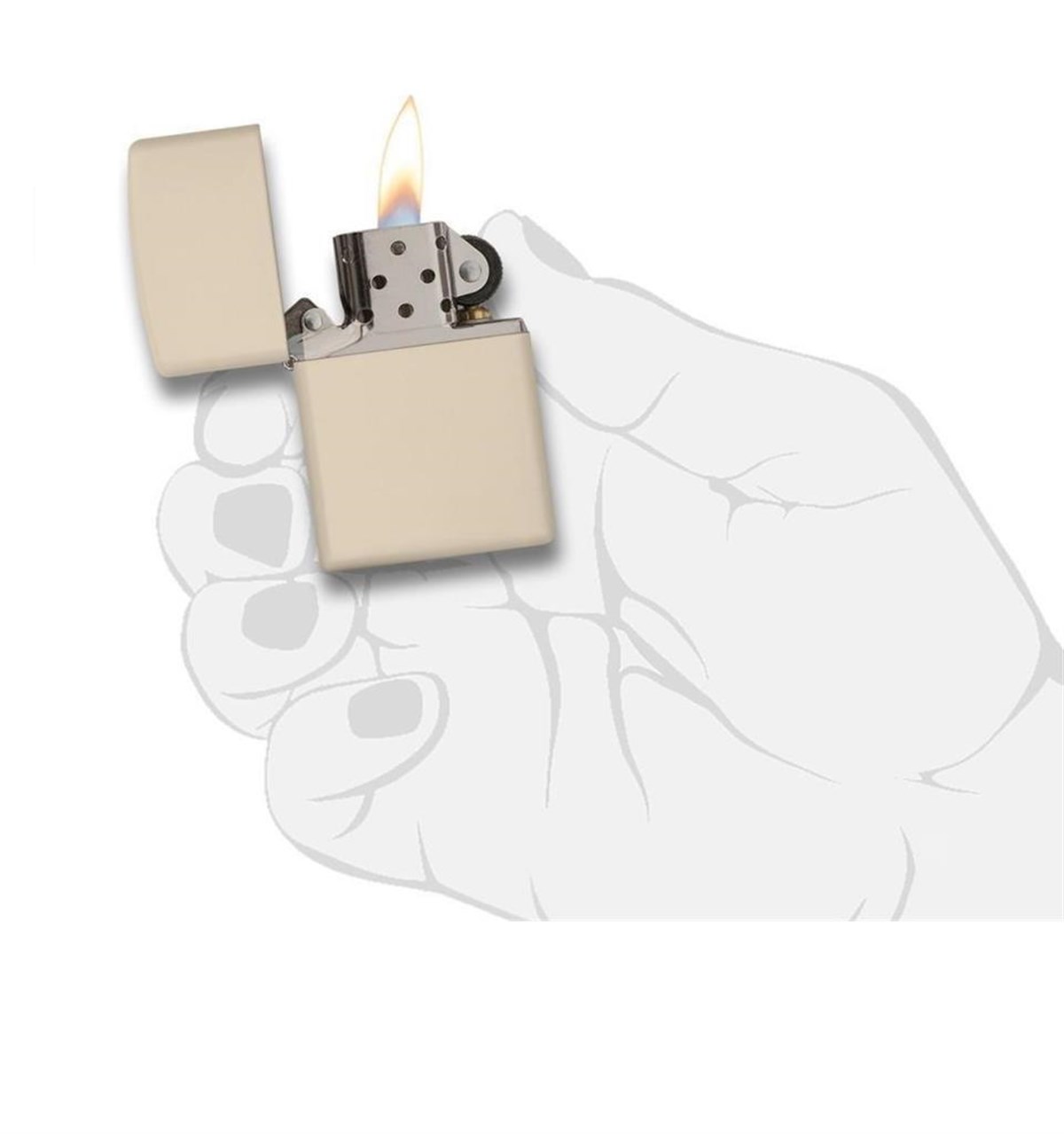 Zippo Çakmak Regular Cream Matte 216