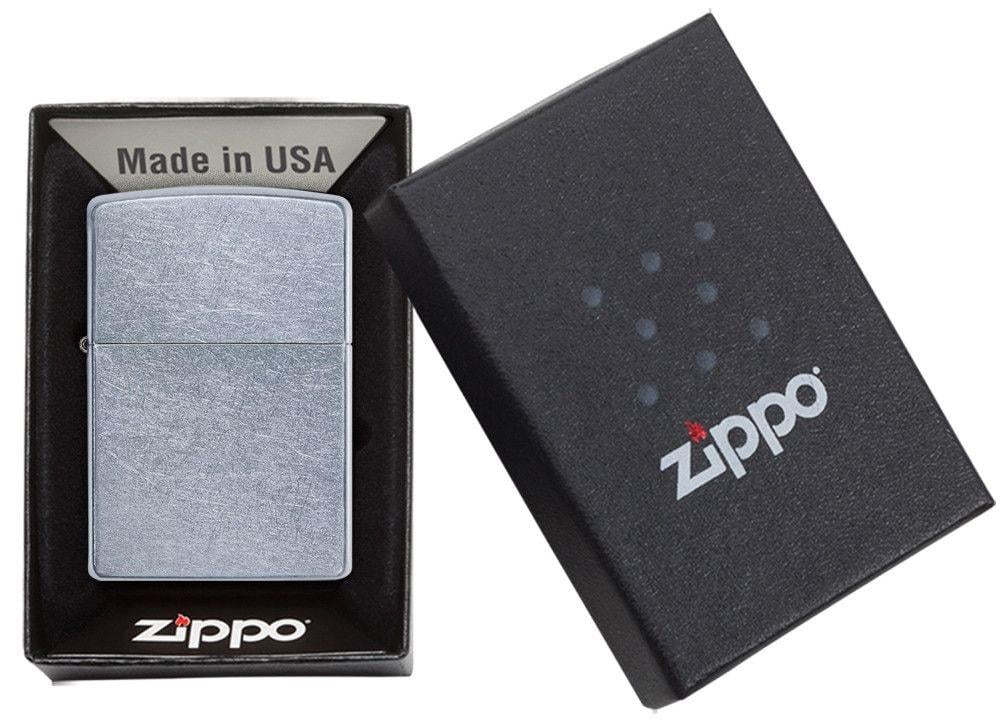 Zippo Çakmak Regular Street Chrome 004046
