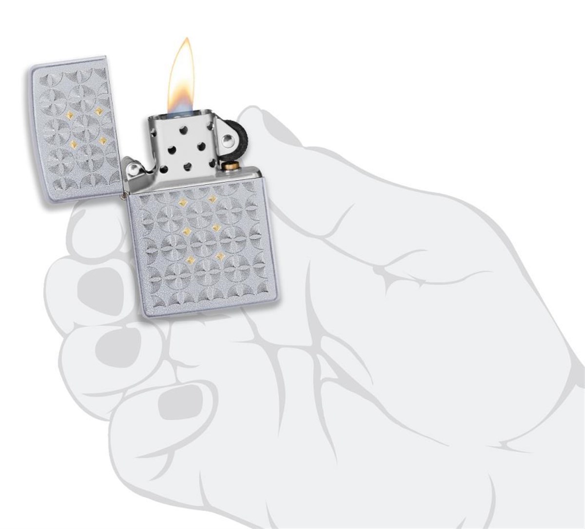 Zippo Çakmak Sand Dollar Pattern 49570 49570-088028