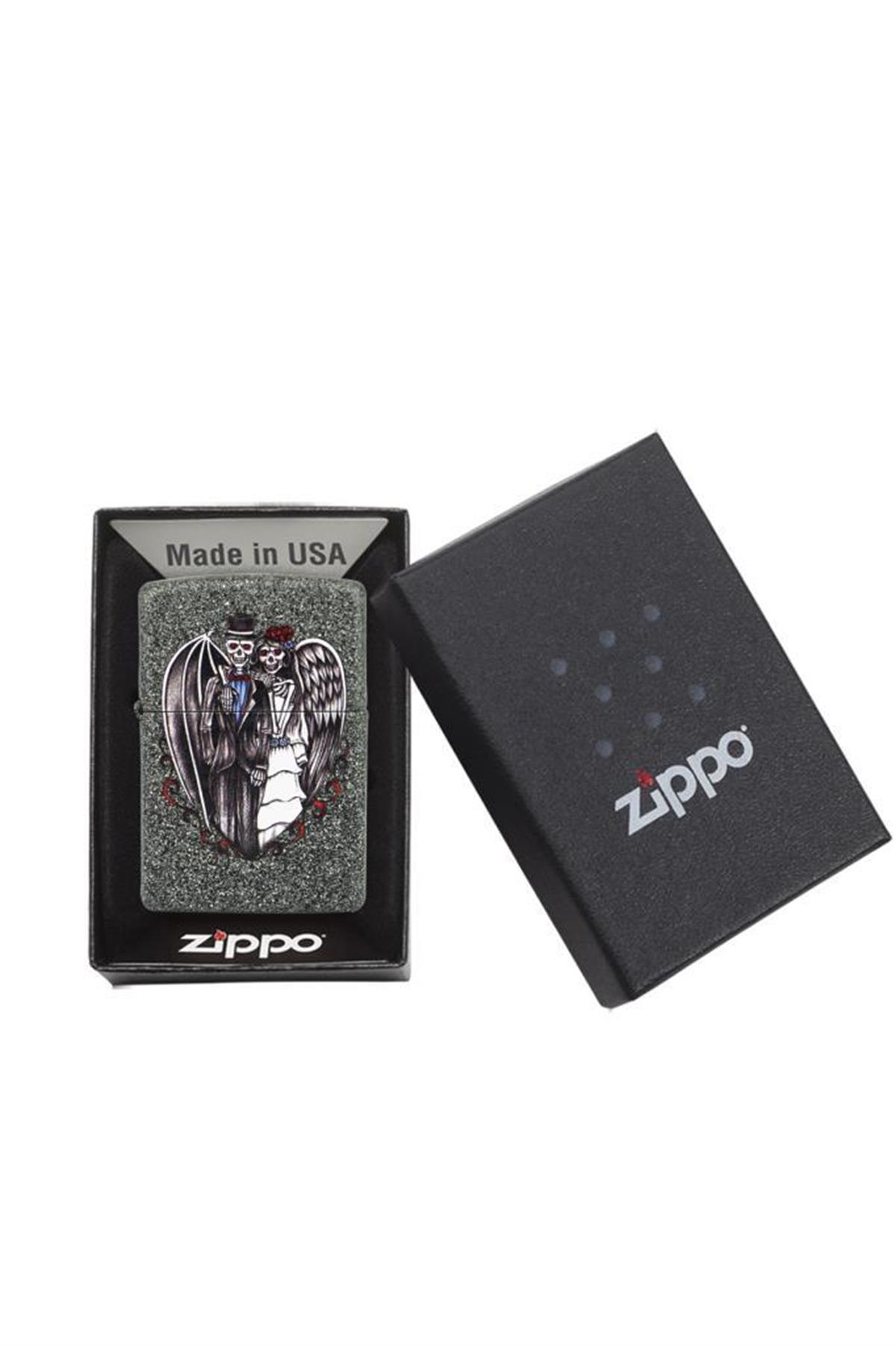 Zippo Çakmak Skeleton Wedding 211-096163