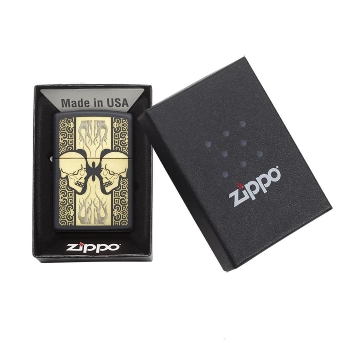 Zippo Çakmak Skull Design 29404 29544-000004