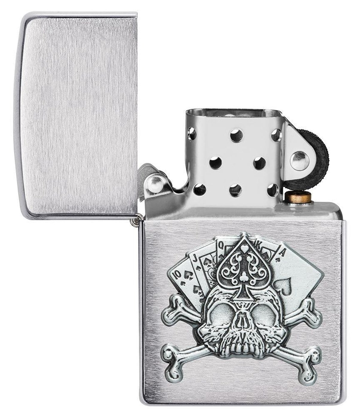 Zippo Çakmak Skull Emblem Design 49293-083348