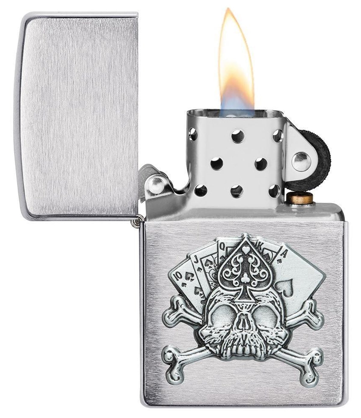 Zippo Çakmak Skull Emblem Design 49293-083348