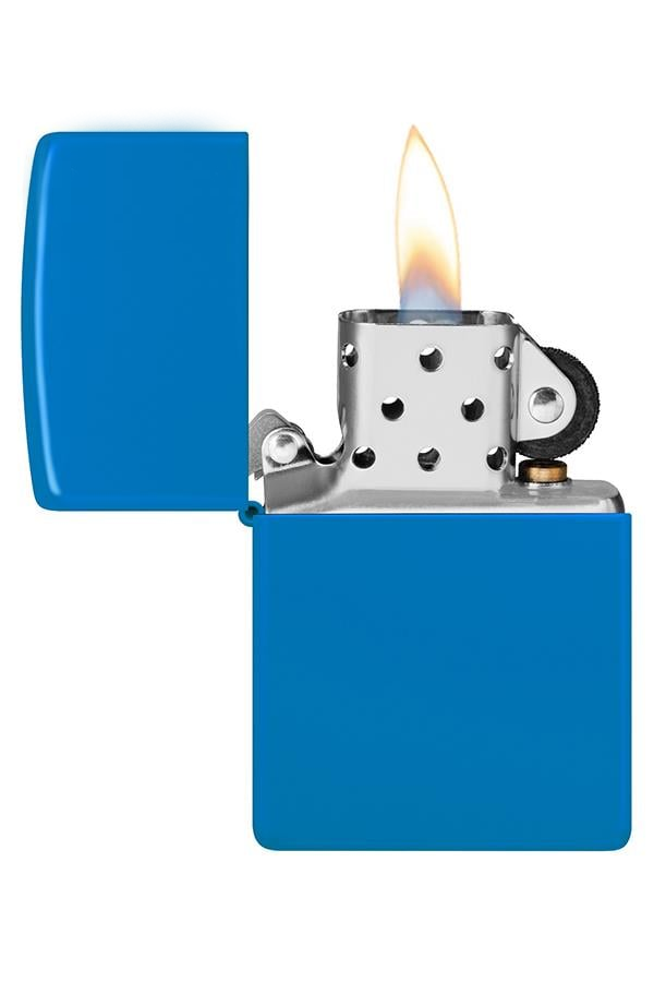Zippo Çakmak Sky Blue Zippo Logo 48628ZL-103374