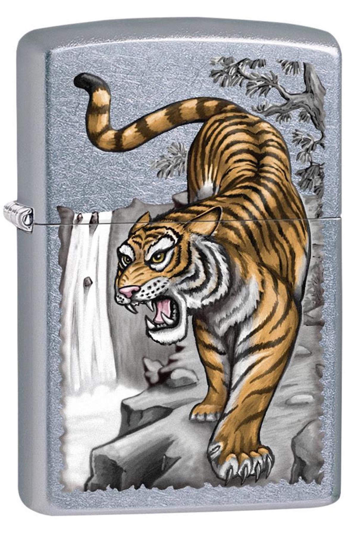 TR5706,Zippo Çakmak Tiger Design