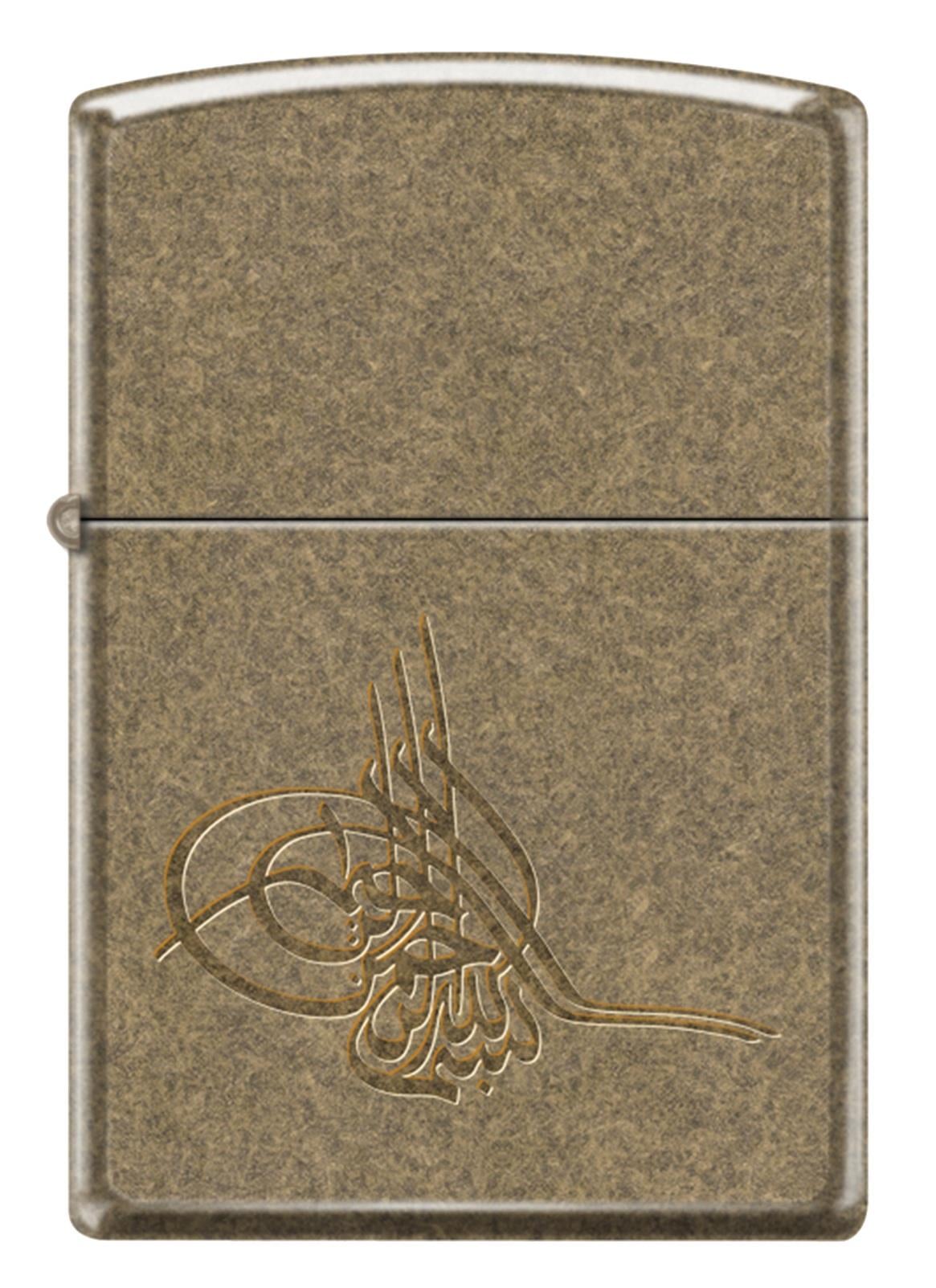 Zippo Çakmak Tugra Design 201FB-123530