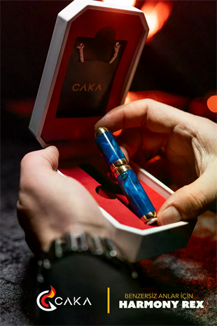 Caka Lighter Rex Harmony Simli Mavi Benzinli Çakmak