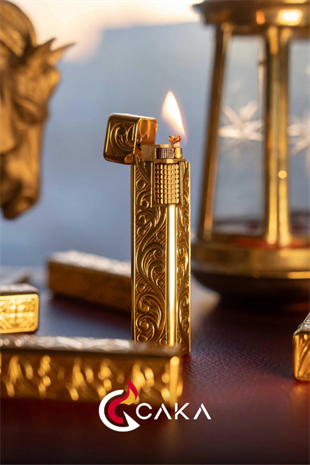 Caka Lighter Petra Gravür Serisi El Yapımı Benzinli Çakmak