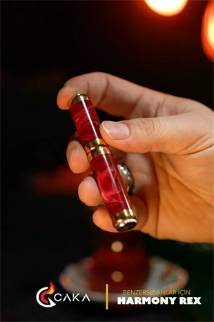 Caka Lighter Rex Harmony Kırmızı Benzinli Çakmak