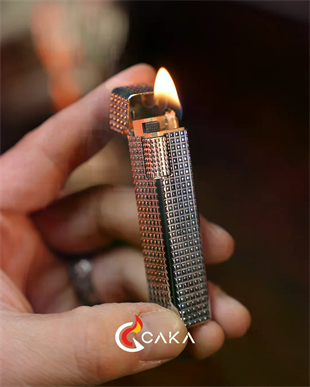 Caka Lighter Petra Titan Silver Benzinli Çakmak