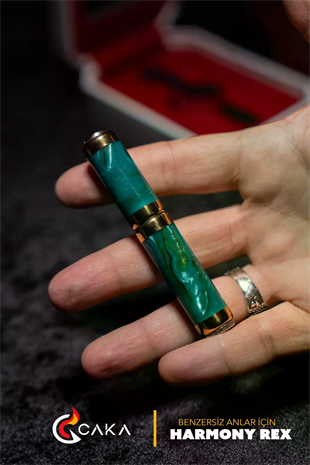 Caka Lighter Rex Harmony Su Yeşili Benzinli Çakmak