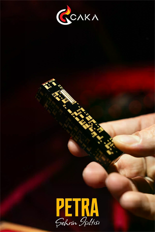 Caka Lighter Petra Black Gold Benzinli Çakmak