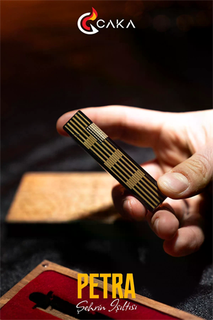 Caka Lighter Petra Black Gold Benzinli Çakmak