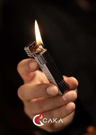 Caka Lighter Petra Titan Silver Benzinli Çakmak