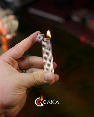 Caka Lighter Petra Titan Silver Benzinli Çakmak
