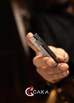 Caka Lighter Petra Titan Silver Benzinli Çakmak