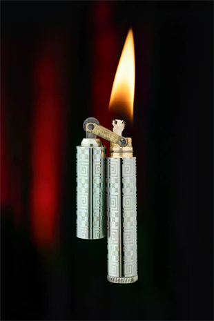 Caka Lighter Kare Desen Benzinli Çakmak